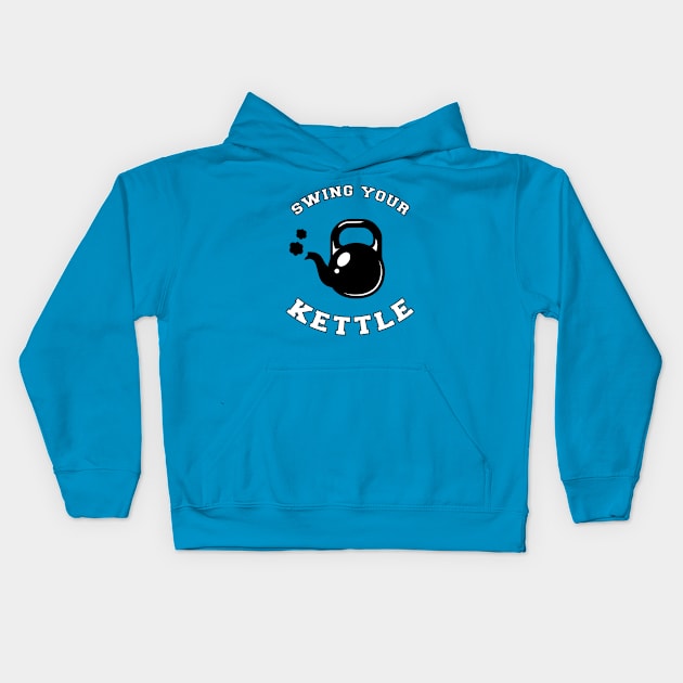 Swing Your Kettle Kids Hoodie by Woah_Jonny